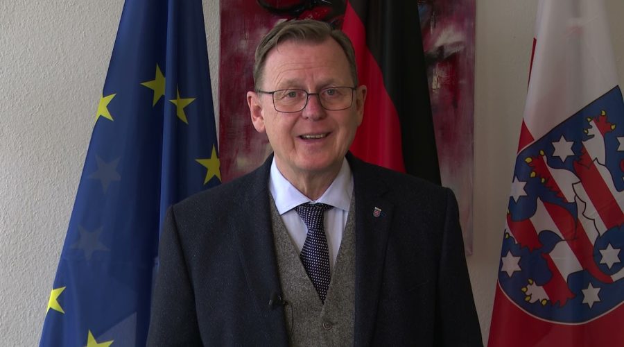 Thüringens Ministerpräsident Ramelow solidarisiert sich mit den Boschler:innen in Arnstadt
