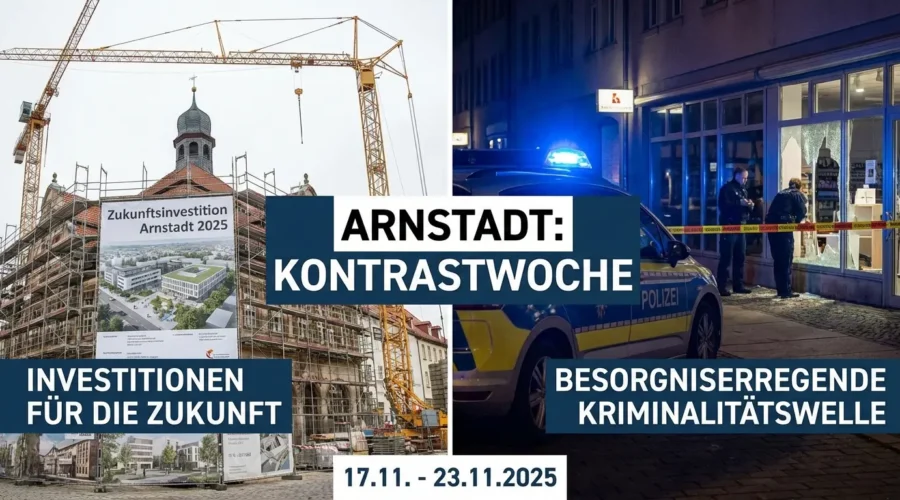 Woche der Kontraste: Vermisstensuche, A71‑Schreck und Kinderlachen – Arnstadt, 15–21. September 2025