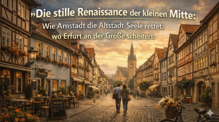 Die Stille Renaissance Der Kleinen Mitte: Wie Arnstadt Die Altstadt-Seele Rettet, Wo Erfurt An Der Größe Scheitert.