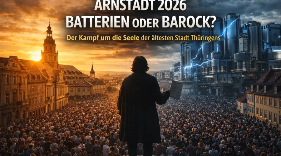 Arnstadt 2026: Batterien oder Barock – Der Kampf um die Seele der ältesten Stadt Thüringens