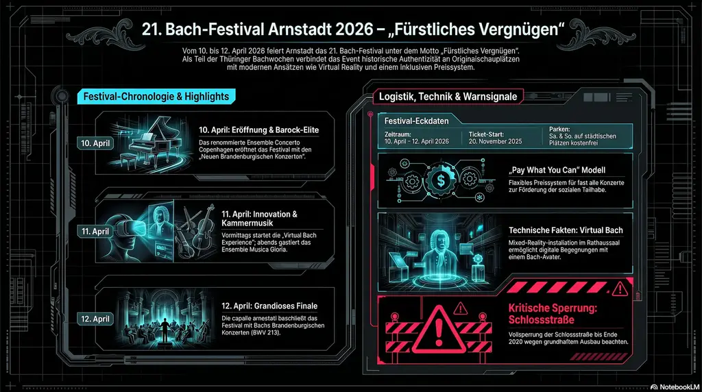 Das »Bach-Festival« 2026 - Wie Ändert Sich Der Puls Der Stadt? - Zeitfenster, Ausfallrisiken, Besucherlogik Im Fokus 14 Bach Festival Arnstadt 2026 Programm